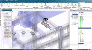 Smap3D Piping Solid Edge CAD Integration