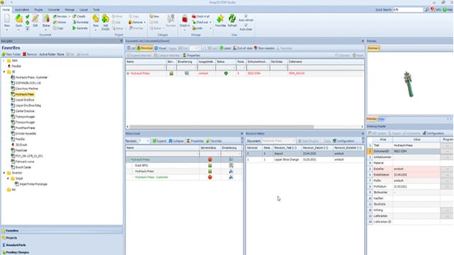 PDM Studio Produktdaten Management Solid Edge NX SolidWorks Inventor
